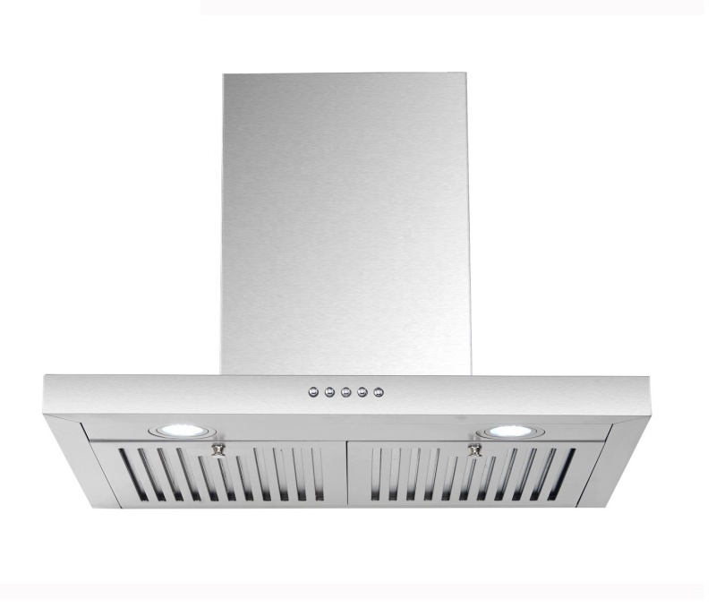 Easy Clean Stainless Steel White Color 600mm Kitchen Cooker Hood Wall Mounted Range Hoods