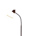 Black LED eye-caring floor lamp