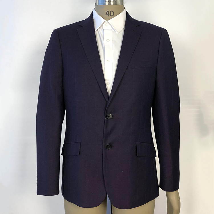 Costume de mariage en gros manteau noir pour hommes