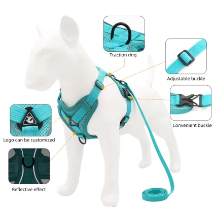 Nylon pet dog harness no pull custom