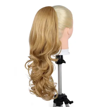 Good Quality Long Straight Synthetic Claw Ponytail In Various Colours High Heat Extensions Synthetic Hair Ponytails