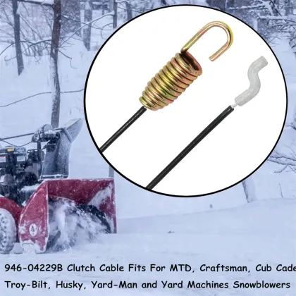 MTD & Troy-Bilt Compatible 946-04229B Snow Blower Cable for DIY Snow Clearing
