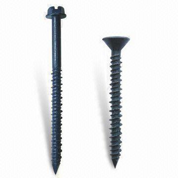 Window Frame Screws with Nibs for Countersinking Hole, Flat Head Torx Recess 30