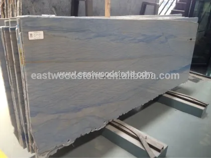 blue sky veined marble