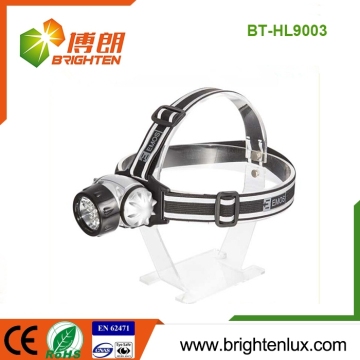 Factory Supply Hunting 7LED 10LED 12LED 18 LED ABS Plastic Materail 3*AAA Battery Powered led Headlight Headlamp