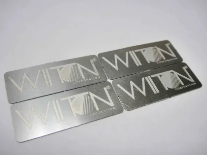 Custom photo chemical etching nameplate printing machine for metal plate