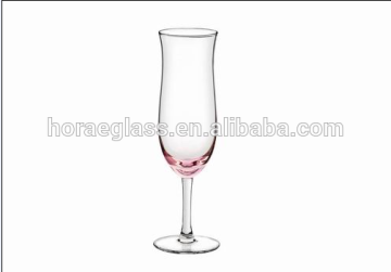 whole sale 10.5 oz colored long stem champagne stemmed glass