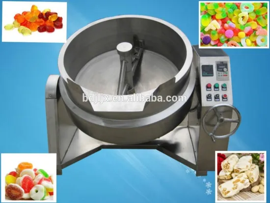 Commercial candy cooking machine with steam