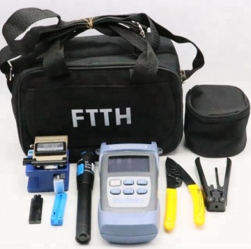 Ftth Fiber Optic Toolbox: VFL- en vermogensmeterkits voor vezelreiniging
