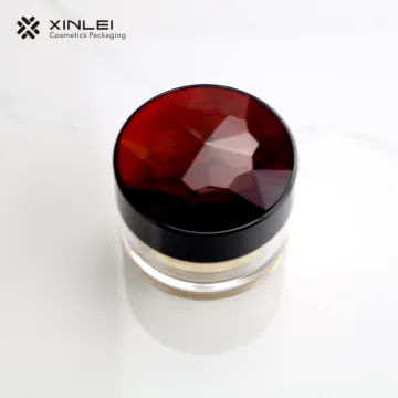50g red cosmetic cream bottle with diamond cover