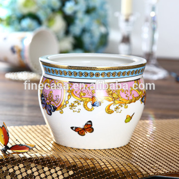 Fine New Bone China Luxury Butterfly Fish Bowl of Song of Joy
