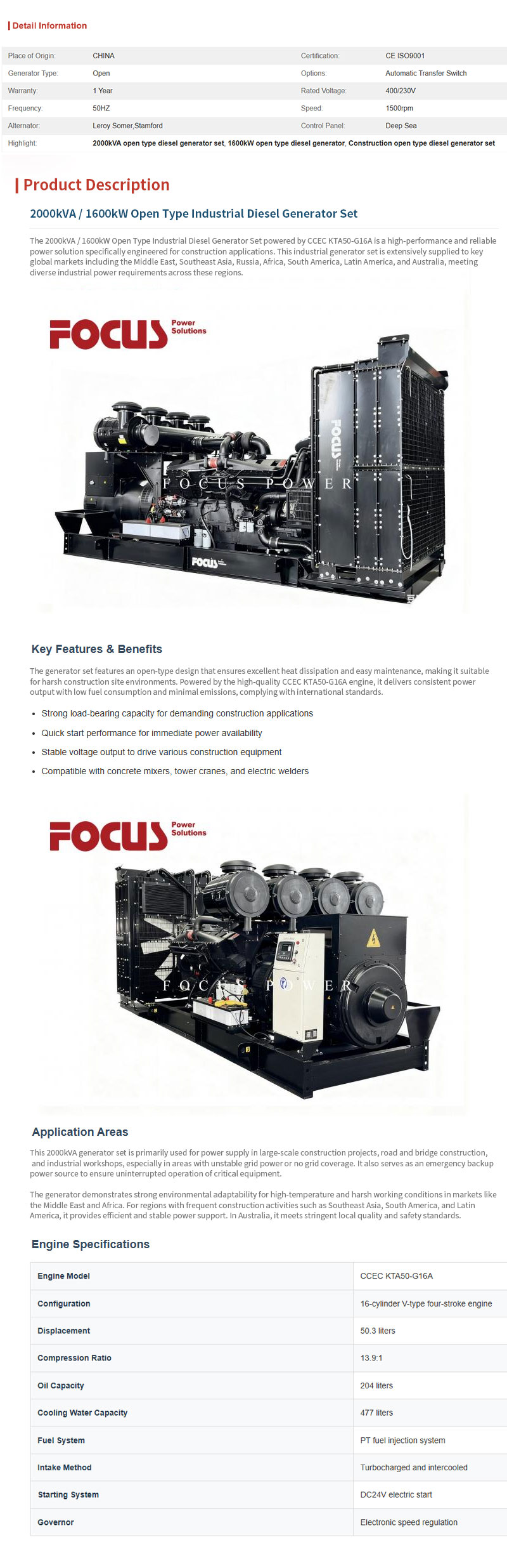 2000kVA--1600kW-Open-Type-Diesel-Generator-Se