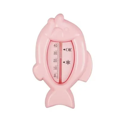 Analogue Bath Thermometer with Fish Design and Glue Attachment