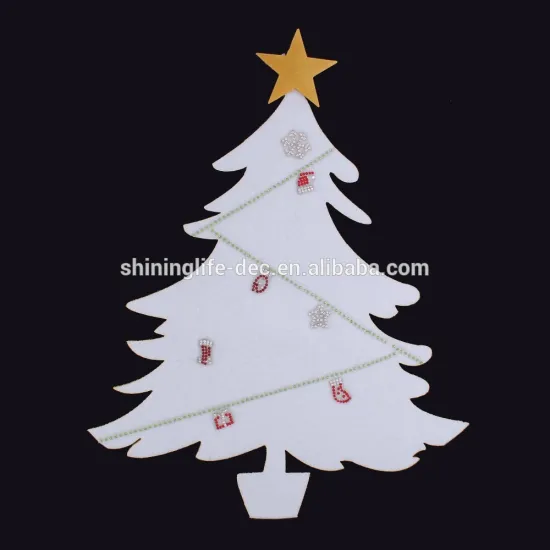 cheap fabric artificial christmas tree