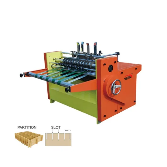 Partition Slotting Corrugated Carton Box Making Machine ZH-GBJ