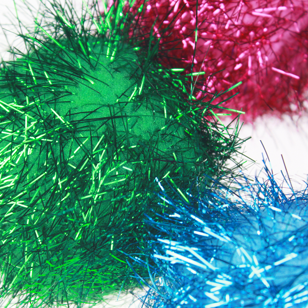 Large Tinsel Pompom