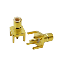 SMB Female Plug PCB Mount Crimp RF Connector