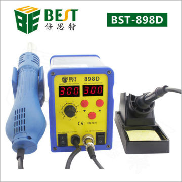 BEST-898D Lead-free Hot heat Gun with Helical Wind +Rework Station