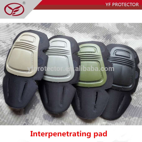 Interpolating Elbow Pad combined with military uniform