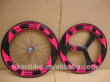 2014 T700 full Carbon 3 spokes wheels