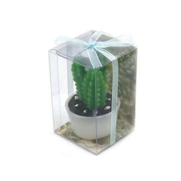 Flickering Flame Candle Cactus Candle for Decoration