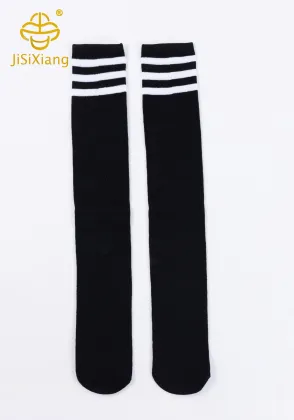 Girls' White Long Knee Over Sports Socks
