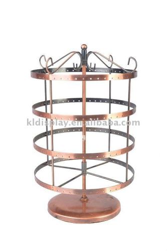 rotating jewelry earring display holder