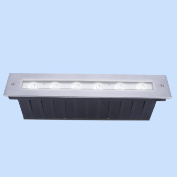 LED linear inground light for landscape project