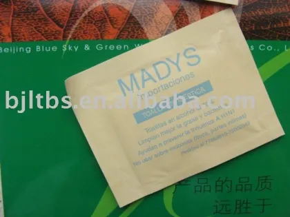 hygienic wet tissue/wet wipes