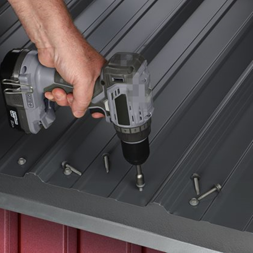 Teks Drill Point Roofing to Metal Roof