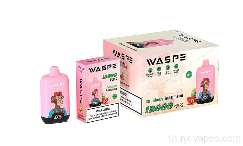 Waspe 12000 Puffs Digital Box ราคาใช้แล้ว