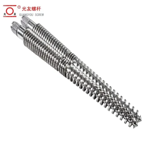 Twin Extruder Screw at Barrel