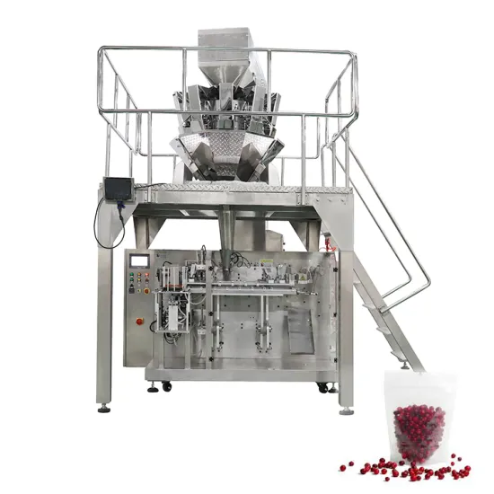 Automatic Doypack Filling and Granule Packing Machine for Coffee Beans, Candies, Seeds, and Grains