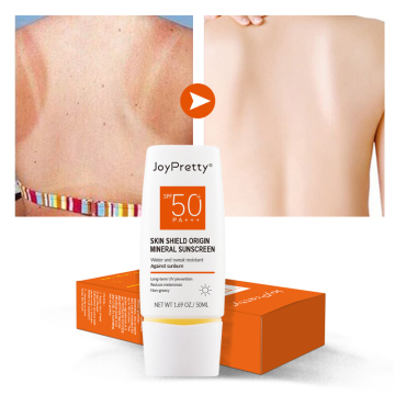 Joypretty Wholesale Private Label Organic Vegan Sunscreen SPF 50