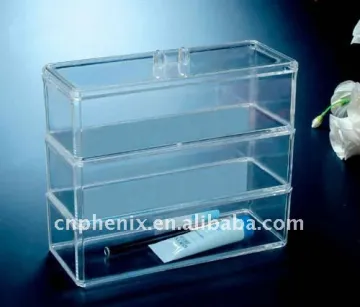 Acrylic makeup organizer