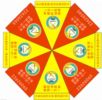 Customerized Design Beach Umbrellas Outdoor Advertising Umbrella