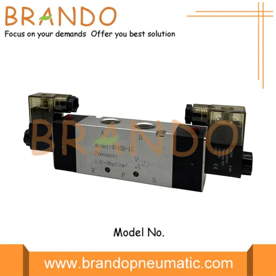 4V420-15 4V400 Series 1/2'' Double Solenoid Pneumatic Valve