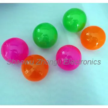 flashing tpr printed bouncy ball