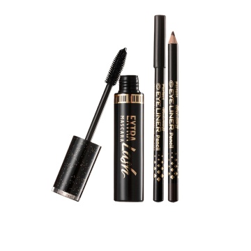 Wholesale Eyelash Enhancer Mascara Kit with Dual Brow Pencils