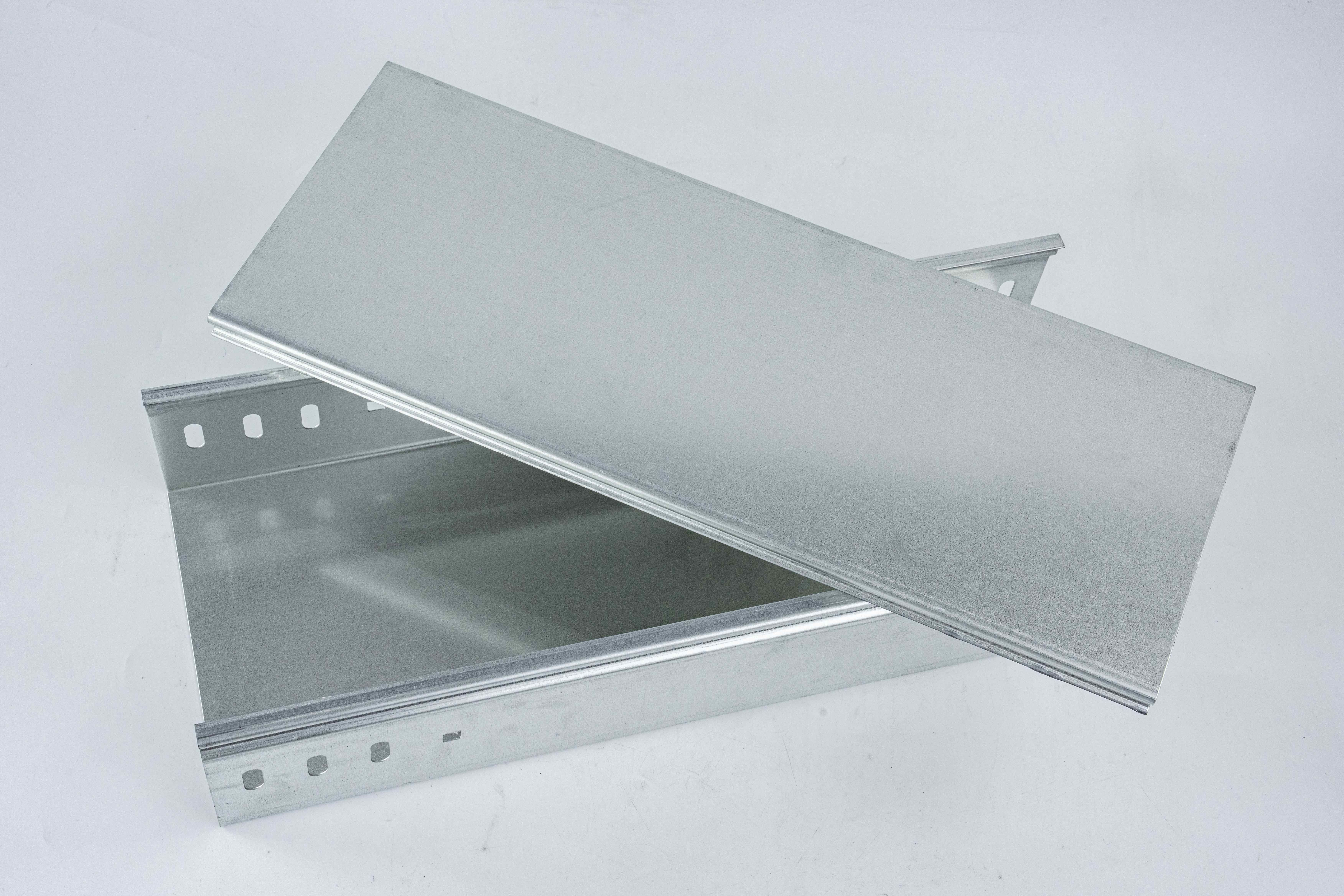 galvabized steel cable trunking tray with cover