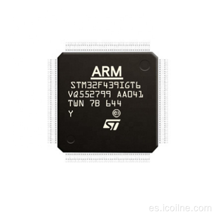 Microcontrolador de citas de BOM IC STM32F439IGT6 LQFP-176