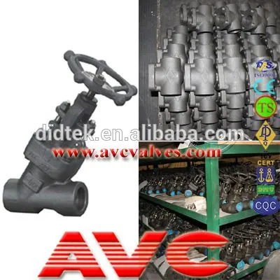 AVC Forged Steel Y Type Globe Valve