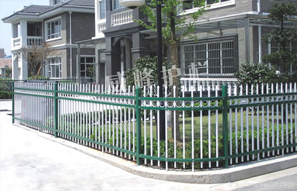 Balustrade de clôture de jardin en fer forgé