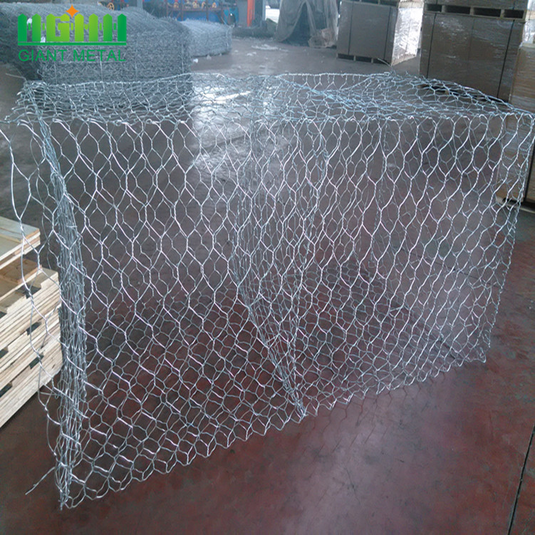2x1x1m Woven Galvanized Gabion Box for Saudi Arabia