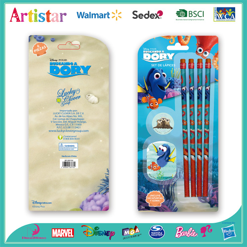 Dory pencil blister card