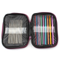 100Pcs/22Pcs DIY 22 Sizes Crochet Hooks Needles Stitches Knitting Craft Case Crochet agulha set Weaving Tools Sewing Tools