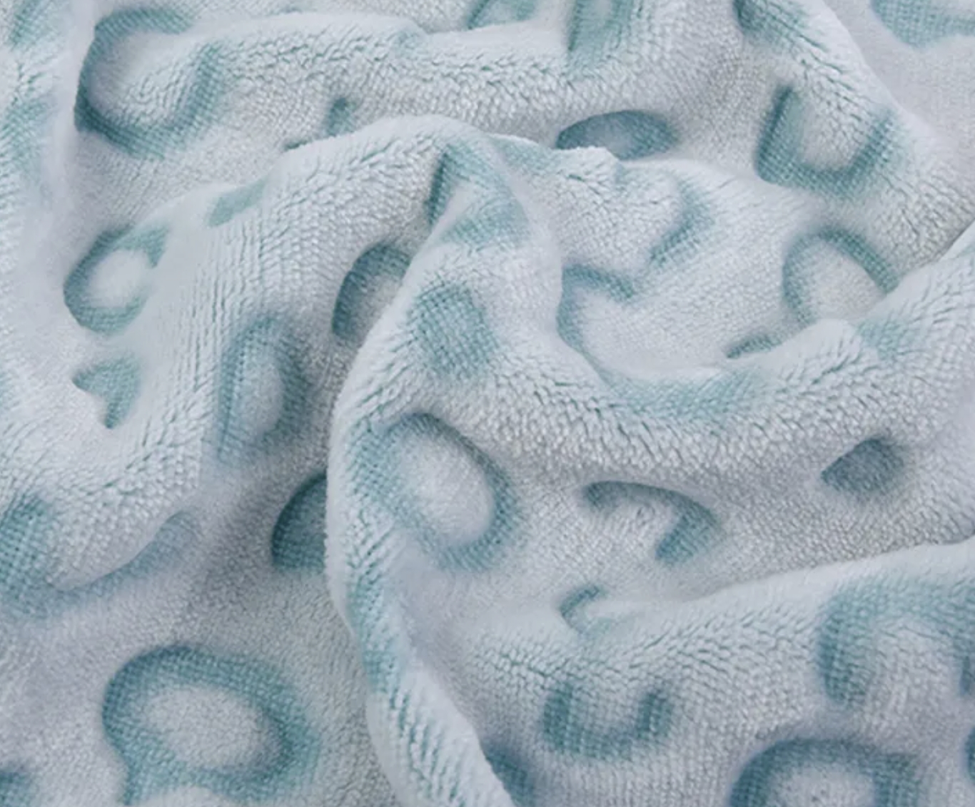 Coral fleece with printed back