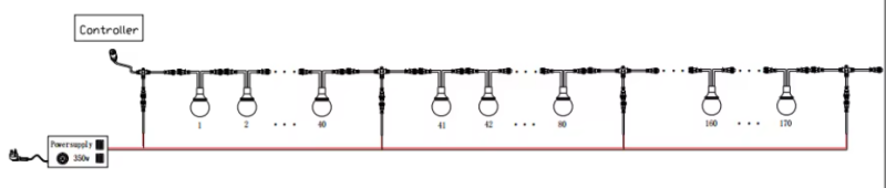 connection 2 for dmx led bulb