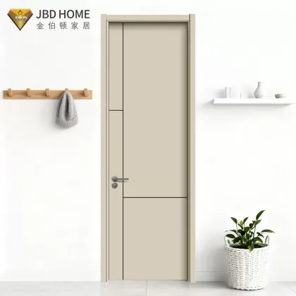 Modern Solid Wooden Paint-Free Interior Door for Living Room