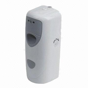 Automatic aerosol dispenser, uses 300ml air freshener, made of ABS plastic, with express button